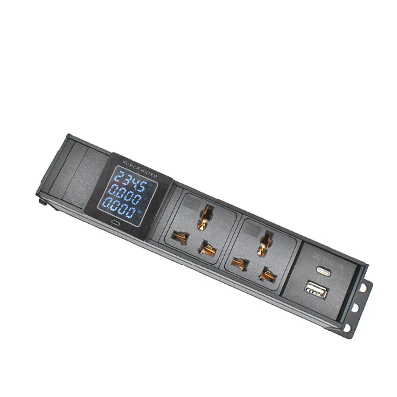 Ổ Cắm PDU Đa Năng 10A Có Đo Điện Áp & USB TPC