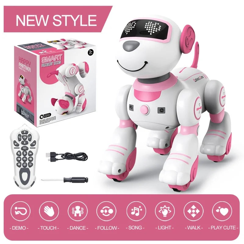 Intelligent Robot Dog Remote Control Electronic Sing Dance Follow Smart Interactive Stunt Music Toy Programmable Puppy Kid Gift - Daisan Mart