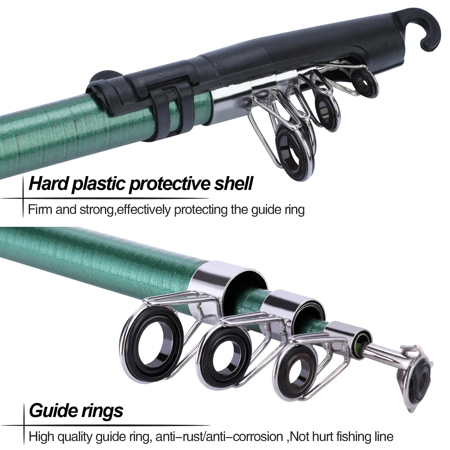 Bộ Cần Câu Rút Gọn 1.8M Sougayilang Combo 5kg