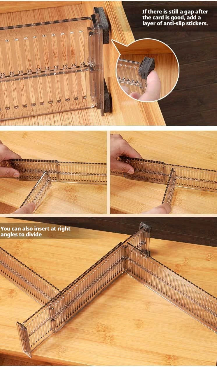 Ngăn Chia Ngăn Kéo Đa Năng Điều Chỉnh Đựng Đồ Dùng