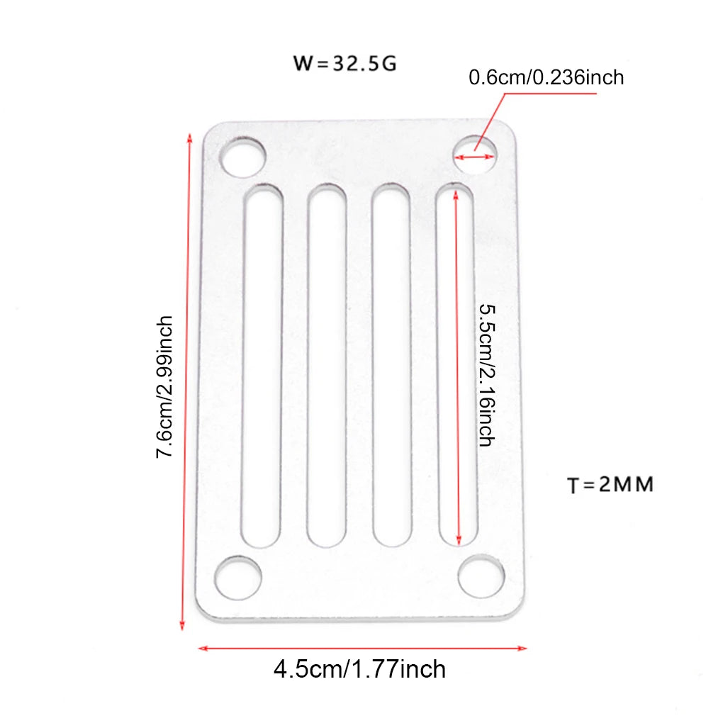 Weight Belt Slid Keeper Stainless Steel Sidemount Webbing Harness