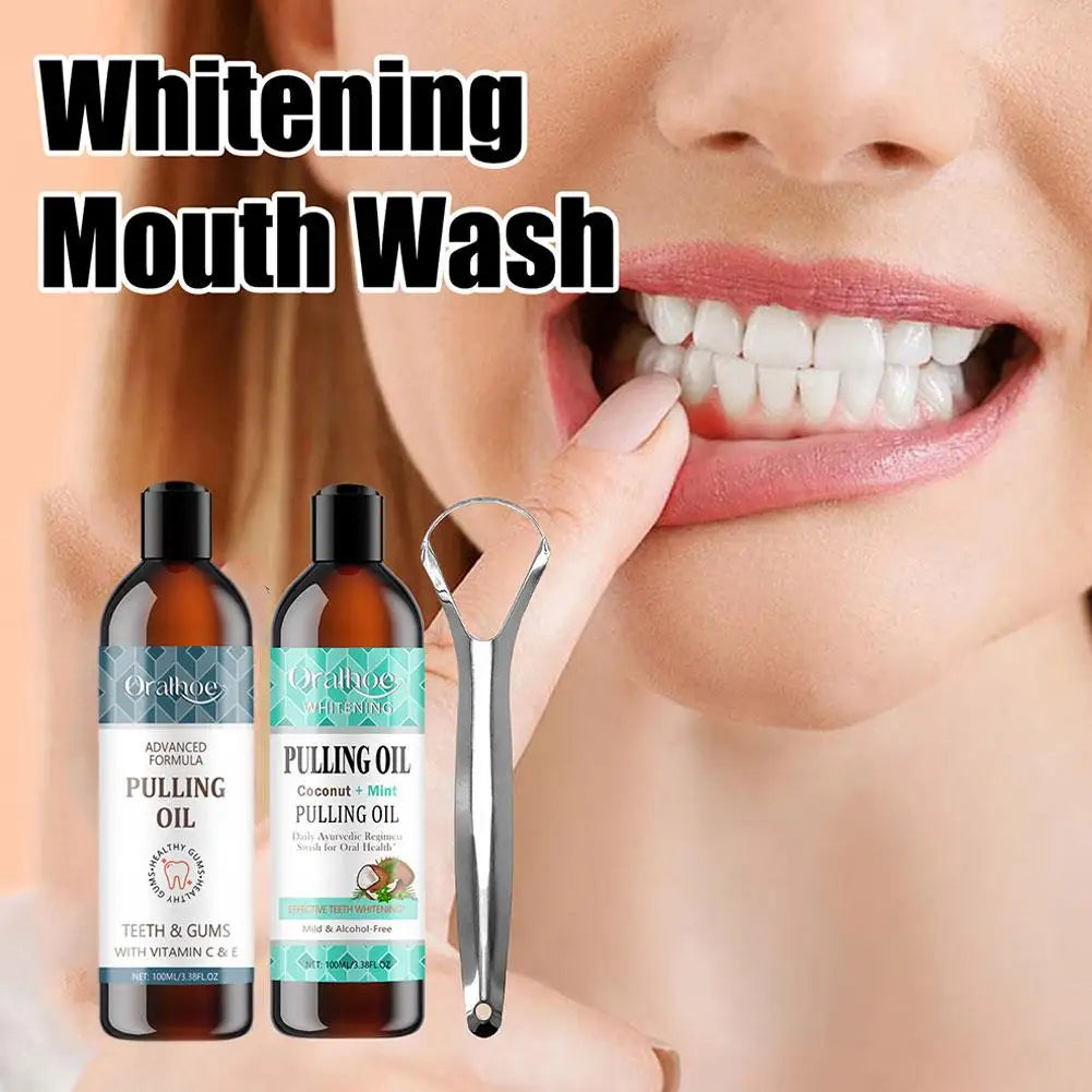 Nước Súc Miệng Dầu Dừa Bạc Hà Trắng Răng Thơm Miệng - Daisan Mart