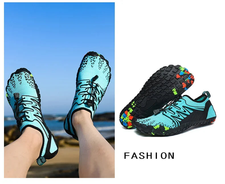 Unisex Water Shoes Quick-Dry Aqua Shoes Drainage Wading Shoes Beach Sports Swim Sandals Yoga Barefoot Diving Surfing Sneakers