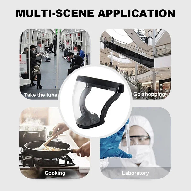 Outdoor Waterproof Transparent Protective Mask