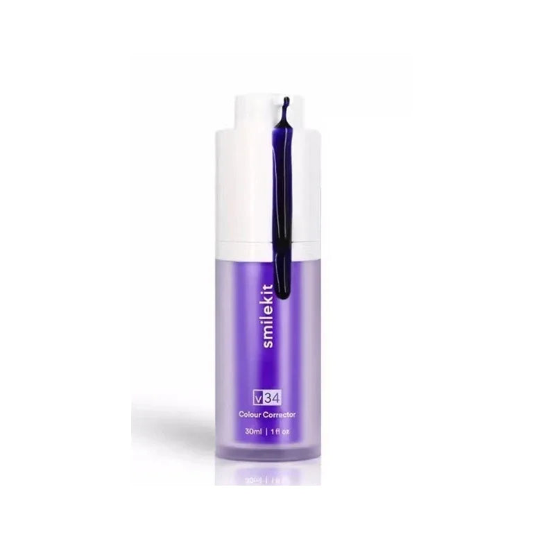 30ml V34 SmileKit Purple Toothpaste Removes Tartar Clean Oral Hygiene Fresh Breath Whitening Teeth Care Products - Daisan Mart