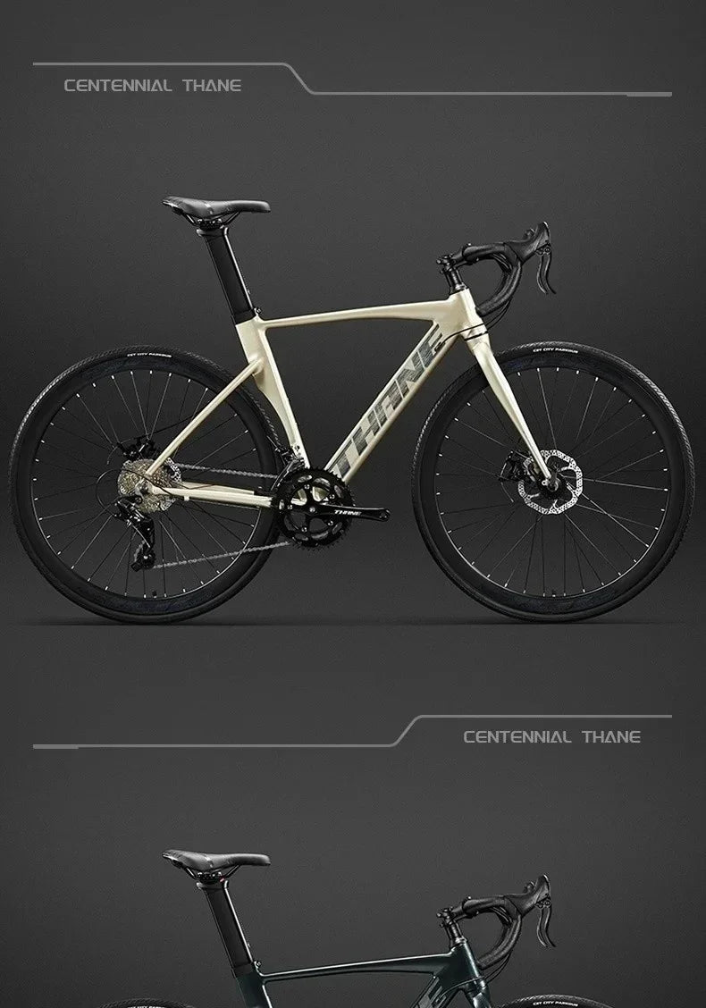 700C curved handle road bicycle 27 speed oil disc brake gravel bike ultralight aluminum alloy frame Road Racing bicicleta aldult - Daisan Mart