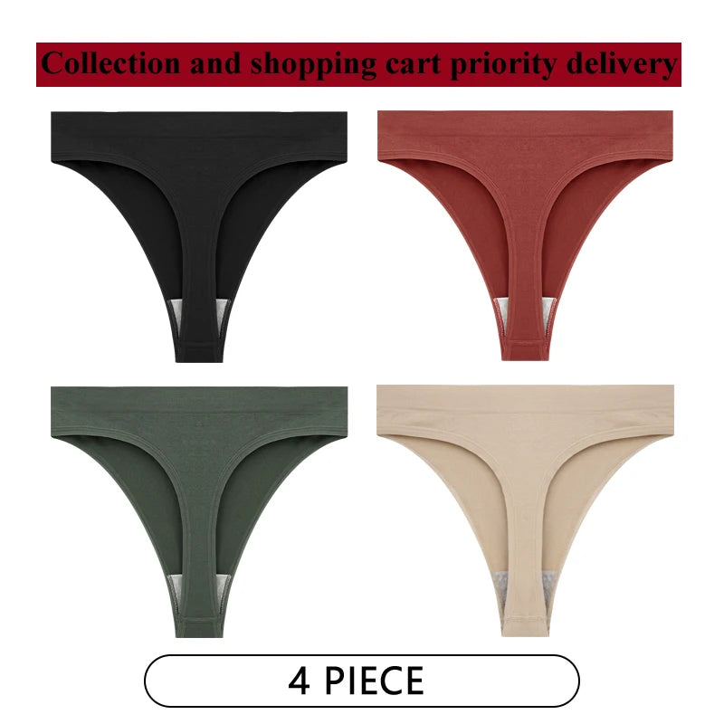 CINOON: Bộ 4 Quần Lót Nữ Sexy Thoáng Mát