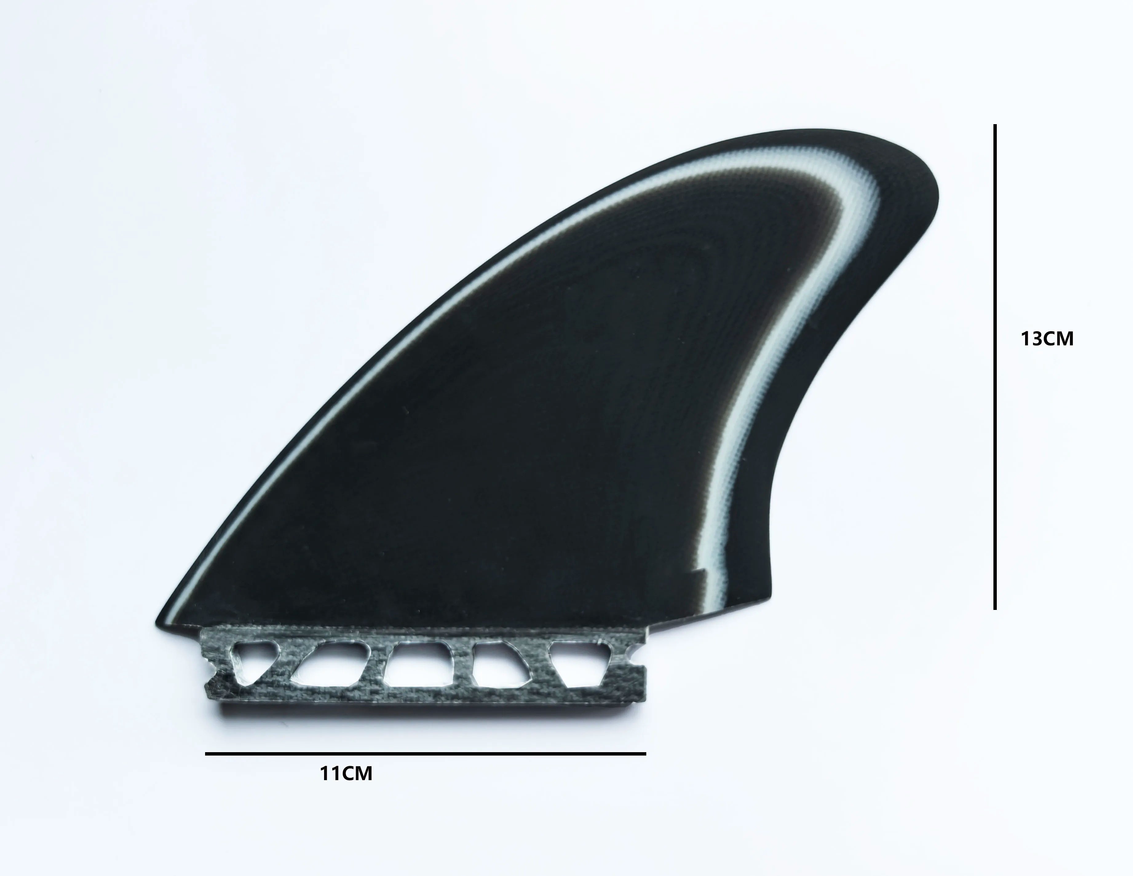 FUTUER +TWIN Surfboard Fins Black Fiberglass Surfboard Blades Paddleboard Fins Sea Recreation Surfboard Accessories 2pcs/set Hig