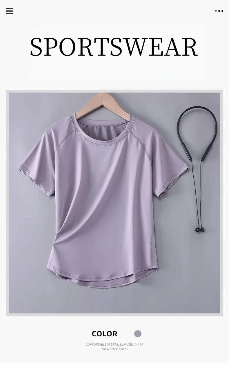 Áo Thể Thao Nữ DRUR Yoga, Nhanh Khô, Co Giãn, Thoáng - Daisan Mart