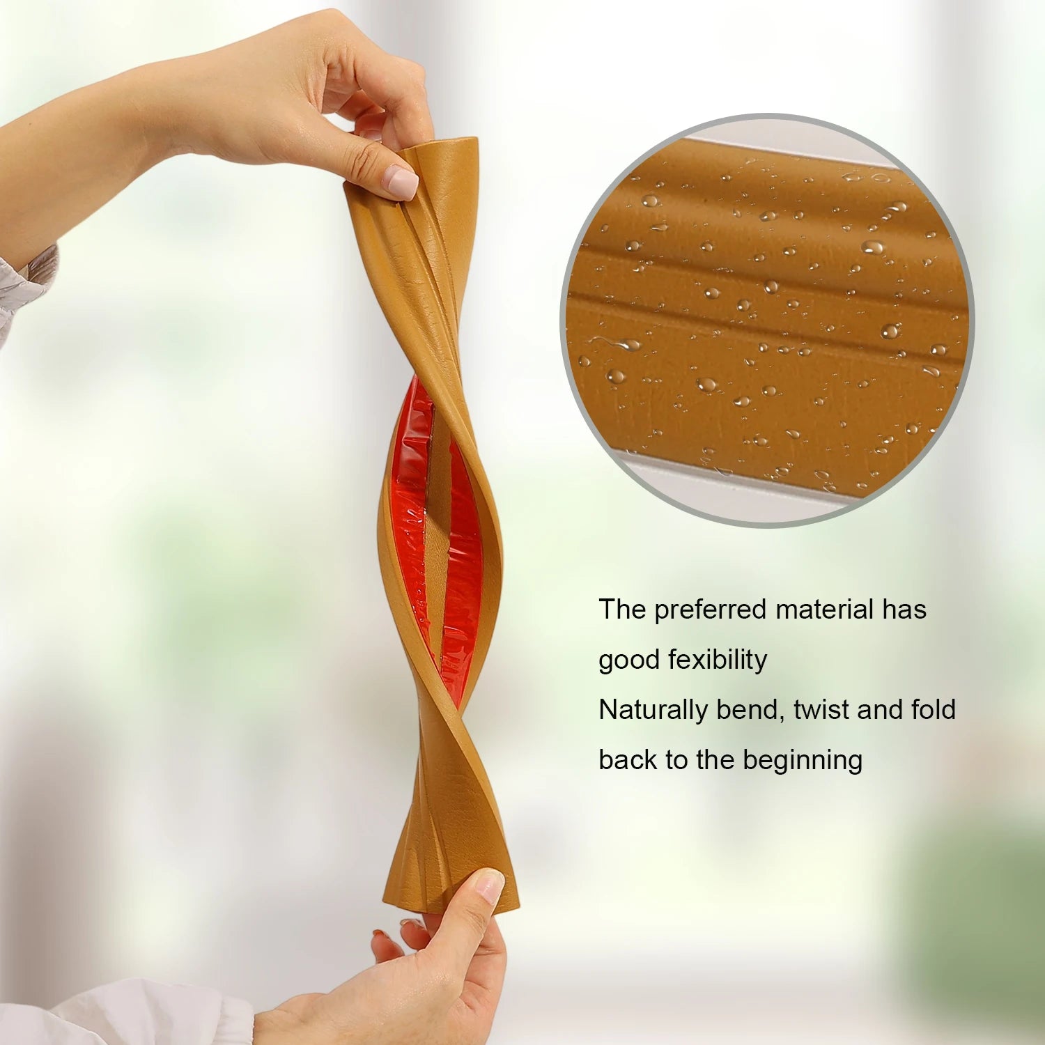 6/2M Waterproof Enclosure Self adhesive Skirting Line 3D Wall Stickers Thickened Anti-collision Decorations Kid's Corner Line