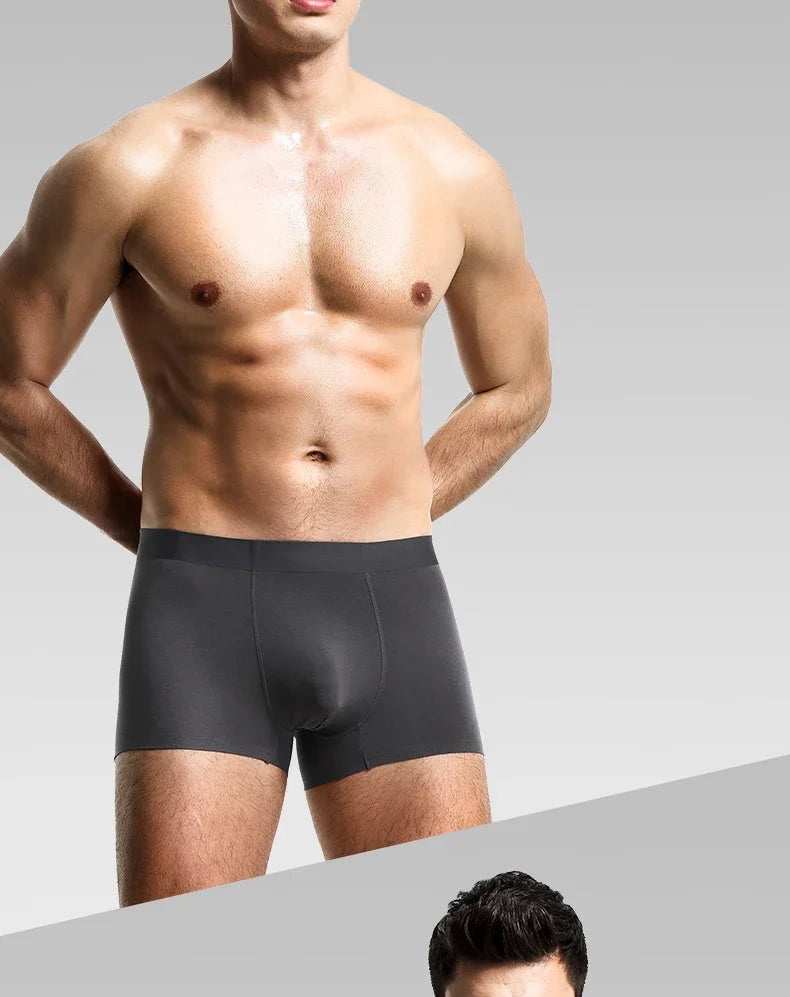 Quần lót nam 3PC, thoáng khí, phong cách cá tính.