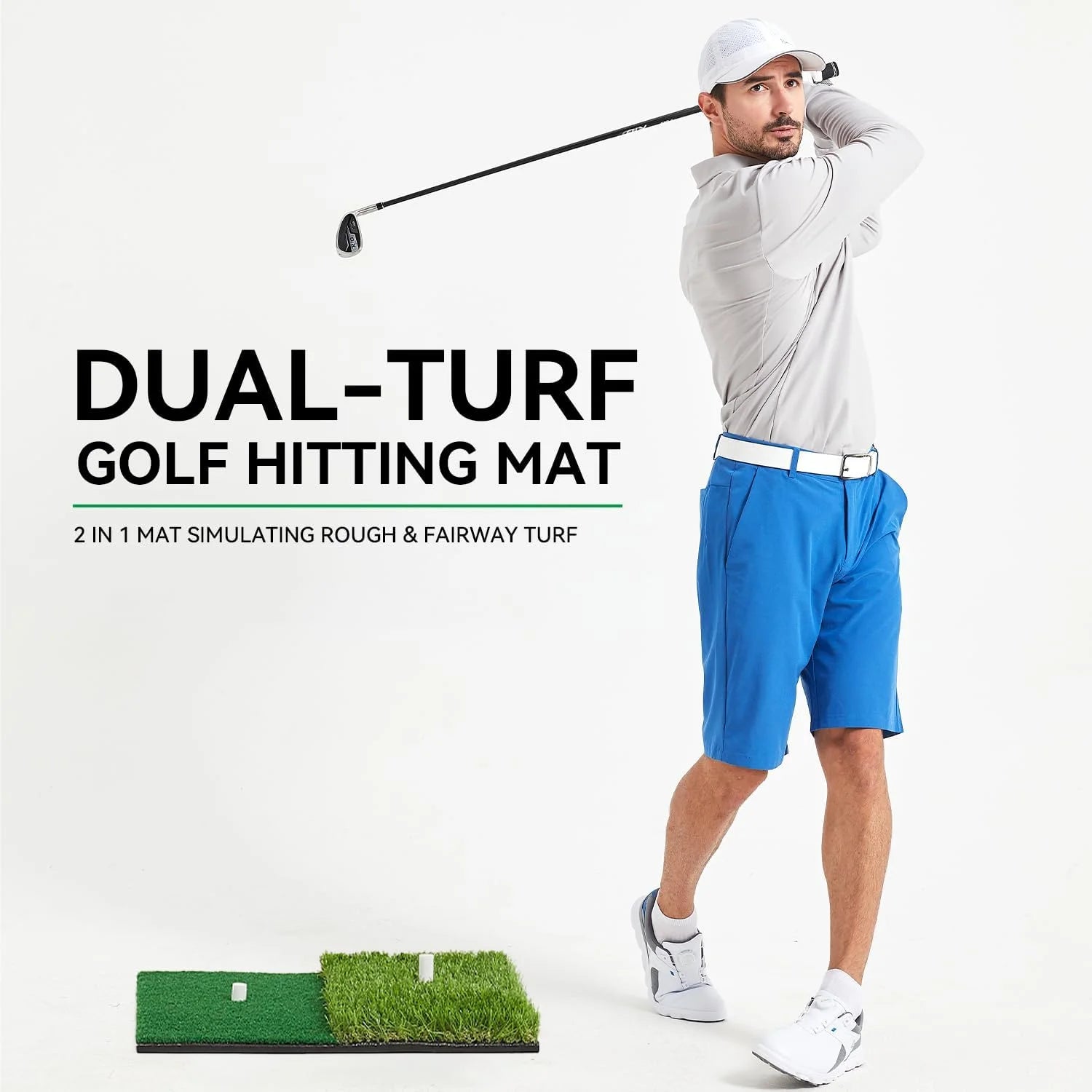 Artificial Golf Practice Mat - Convenient for Swing &amp; Chipping Practice