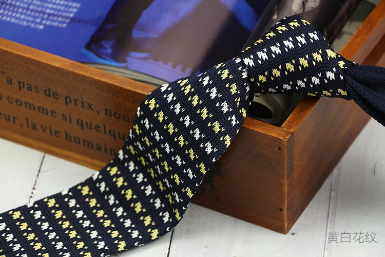 5.5公分條紋羊毛領帶，男士款，青春洋溢的韓式風格
