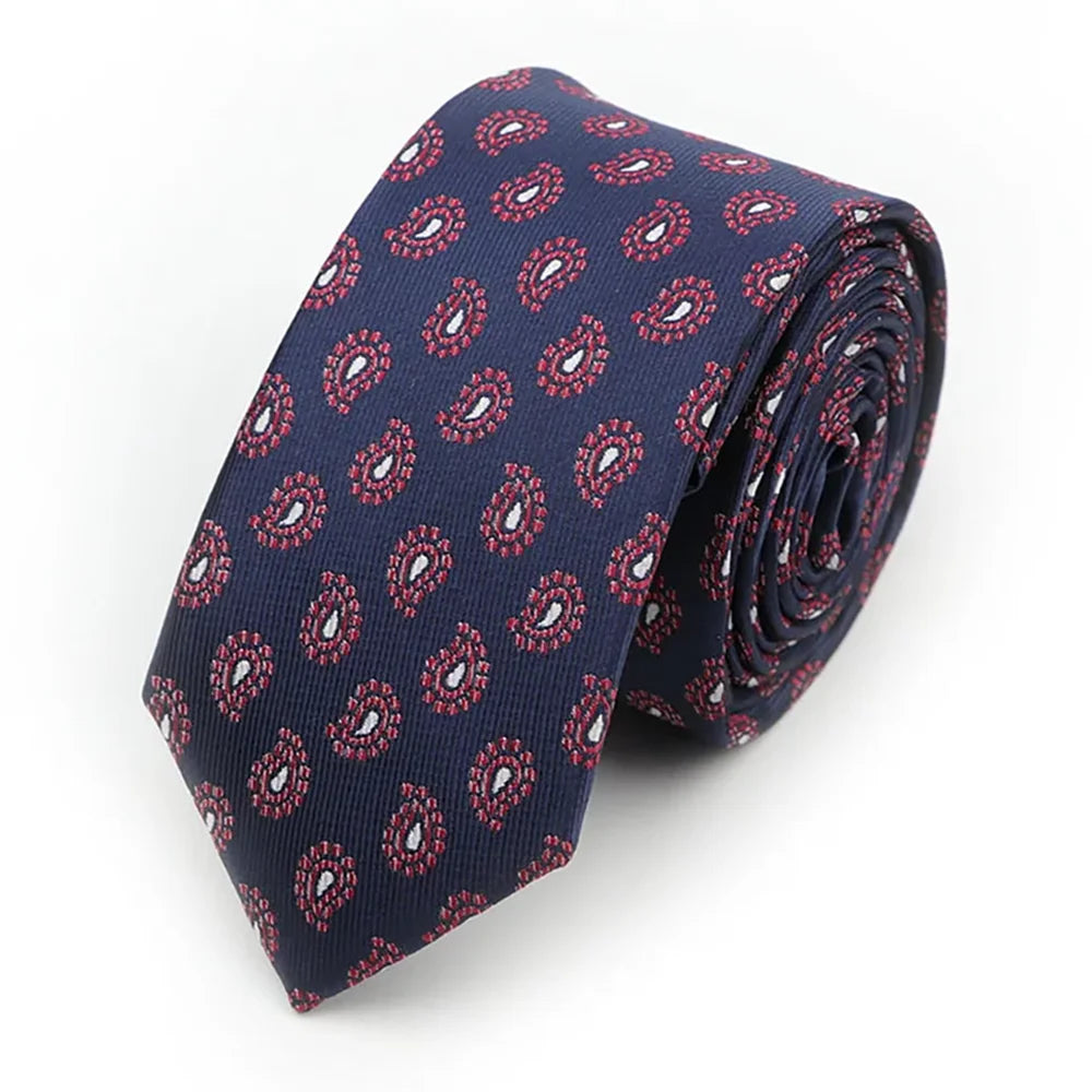 Cà Vạt Nam Công Sở Họa Tiết Thanh Lịch 6cm