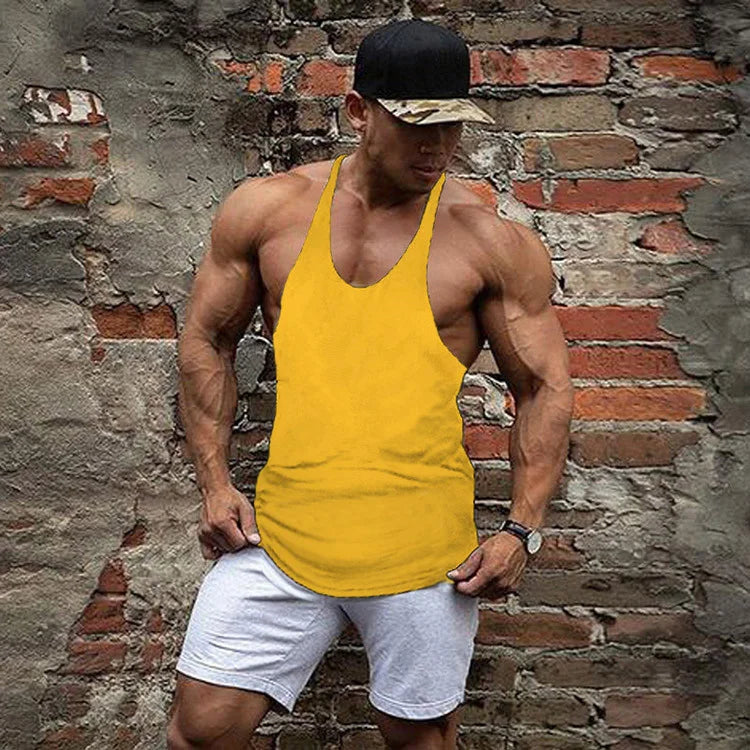 Áo Tank Nam Tập Gym Cotton Không Tay Thoáng Mát - Daisan Mart