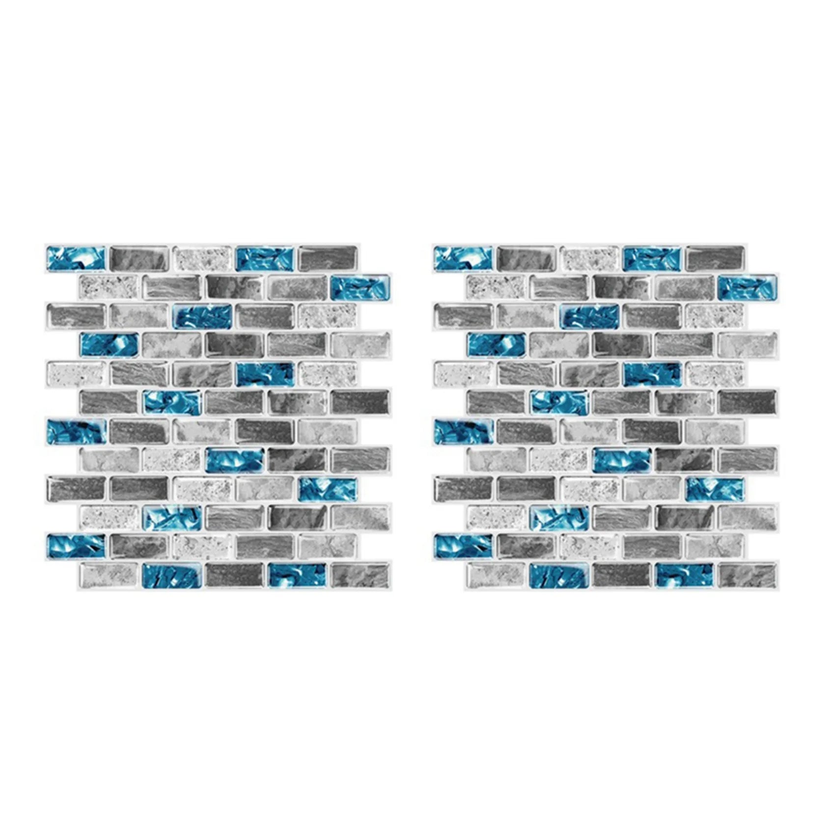 Gạch Dán 3D ABYN-2X Xanh Dương Chống Nước Nhà Bếp - Daisan Mart
