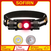 Đèn Đội Đầu LED H25LR - Sáng Đỏ Trắng, Sạc Lại - Daisan Mart