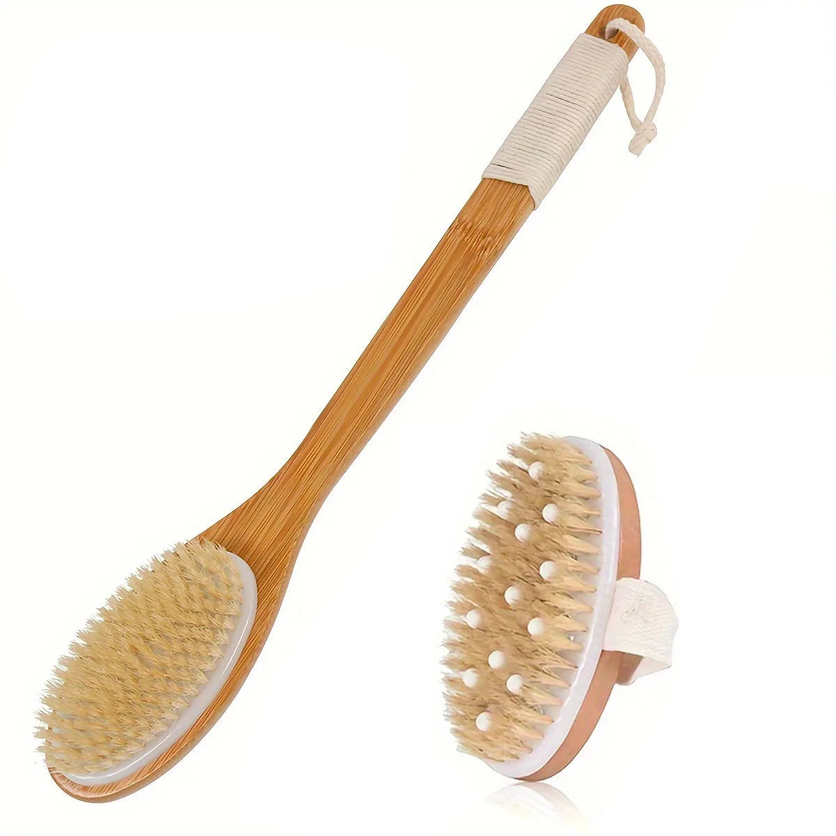 Bàn Chải Tắm Đa Năng Cán Dài Unisex Exfoliator - Daisan Mart