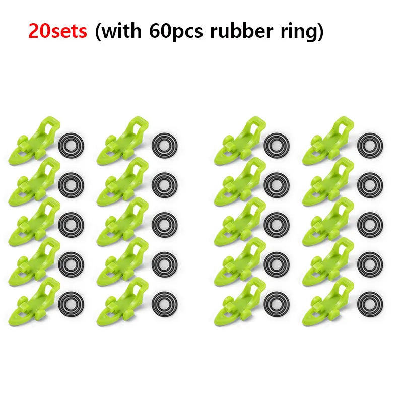 Bộ 20-30 Kẹp Giữ Mồi Cần Câu LINNHUE Chống Rối