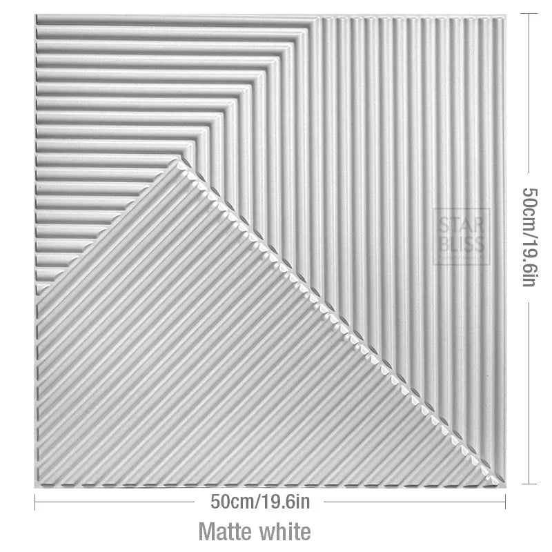 3D Waterproof Gold Wood Grain Wall Sticker 12 Pieces