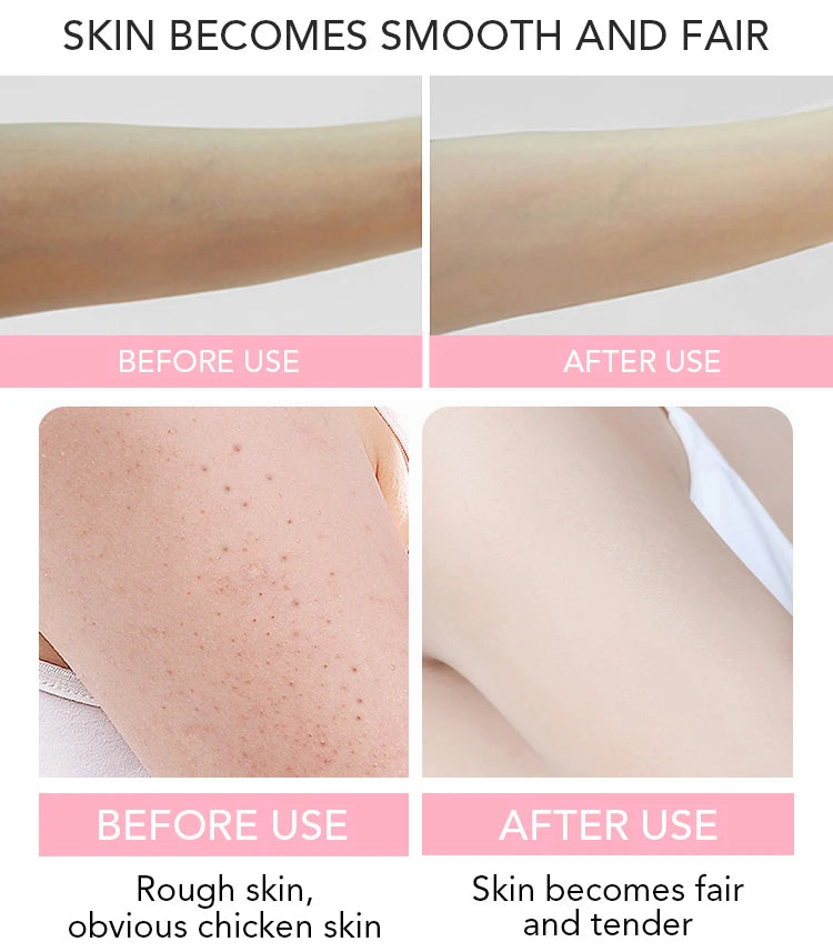 500ml Almond Whitening Body Lotion &amp; Scrub Body Wash Exfoliating Moisturizing Whitening Skin Lightening Increase Skin Radiance