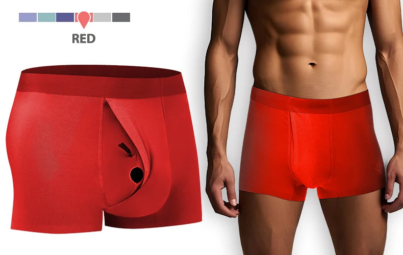 Men's Breathable Pouch Underwear Supports Phimosis Treatment