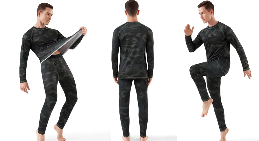 Men's Thermal Camouflage Ao Dai - Warm Winter