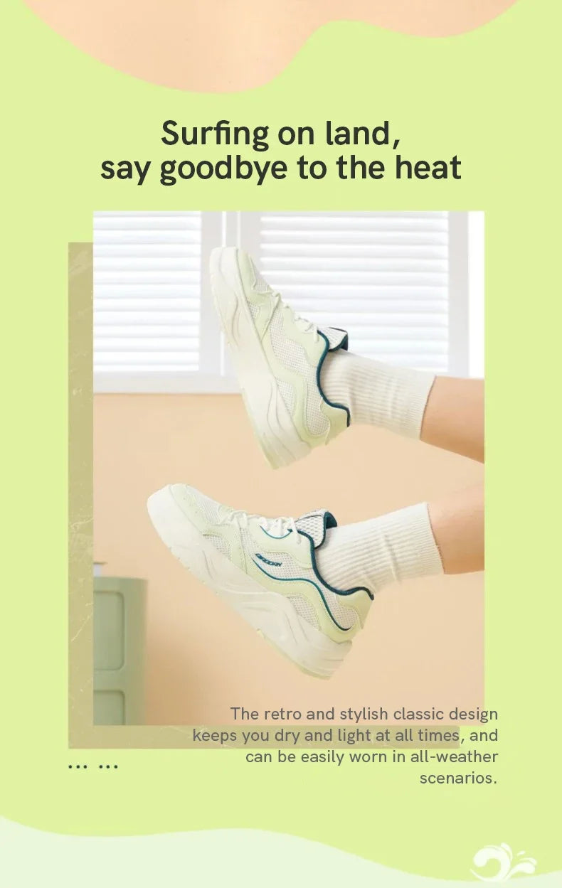 QIAODAN Hailang 2025 Women's Sports Shoes - Breathable and Lightweight