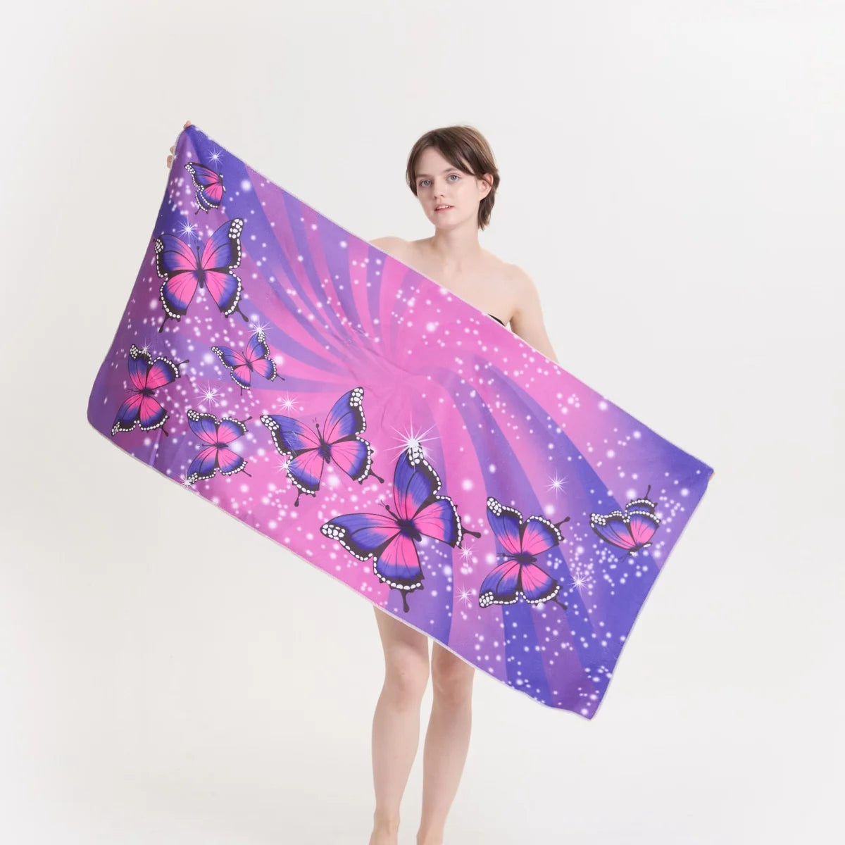 Khăn Tắm Boho Siêu Thấm, Nhanh Khô, Nhẹ, Chống Cát