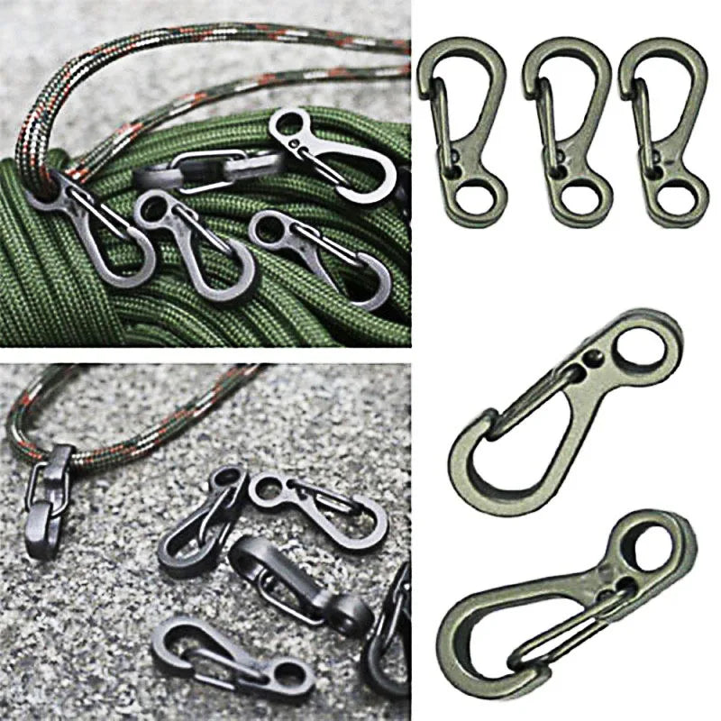 Compact Aluminum Carabiner Keychain EDC Outdoor 10pcs
