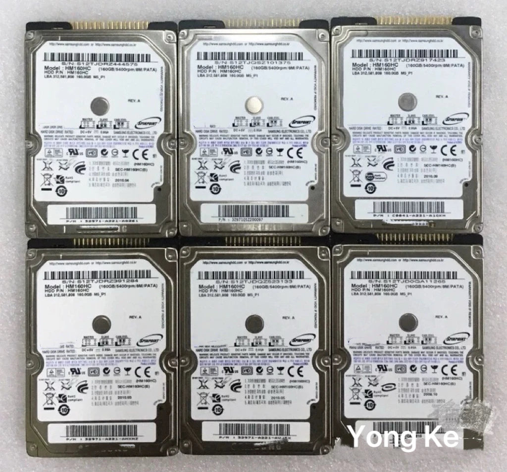 2.5 IDE Hard Drive 40-160GB 5400rpm High Speed ​​Laptop