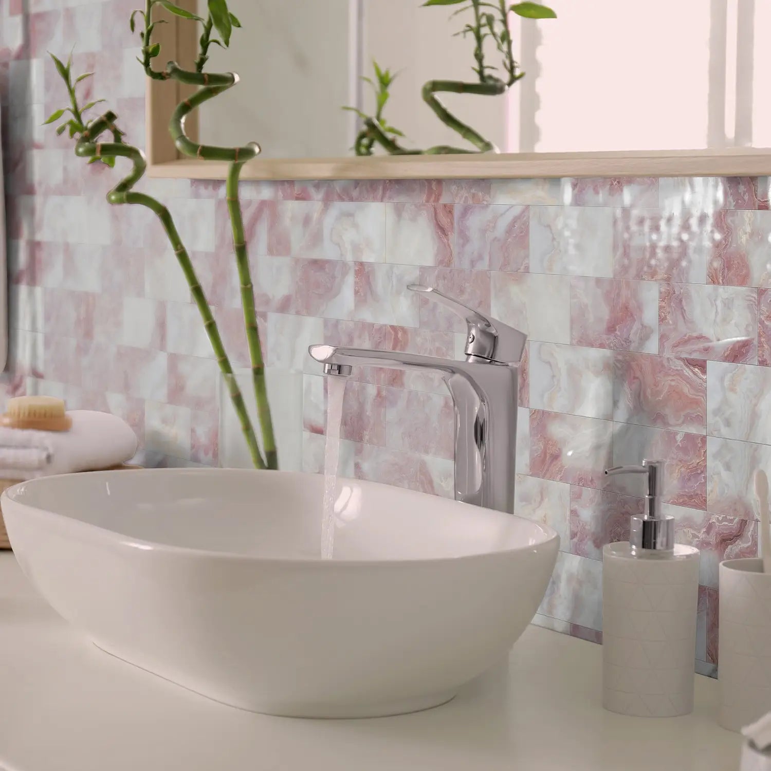 3D Waterproof Brick and Stone Decal Set - Kitchen &amp; Bathroom