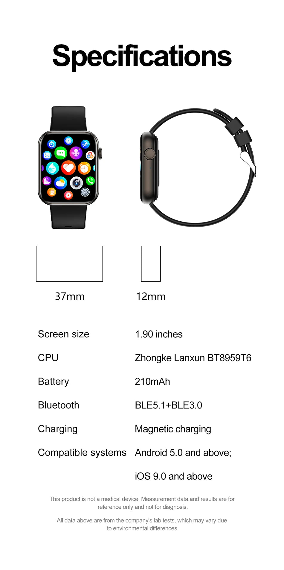 Smart Watch 2025 Touch Screen Bluetooth Calling