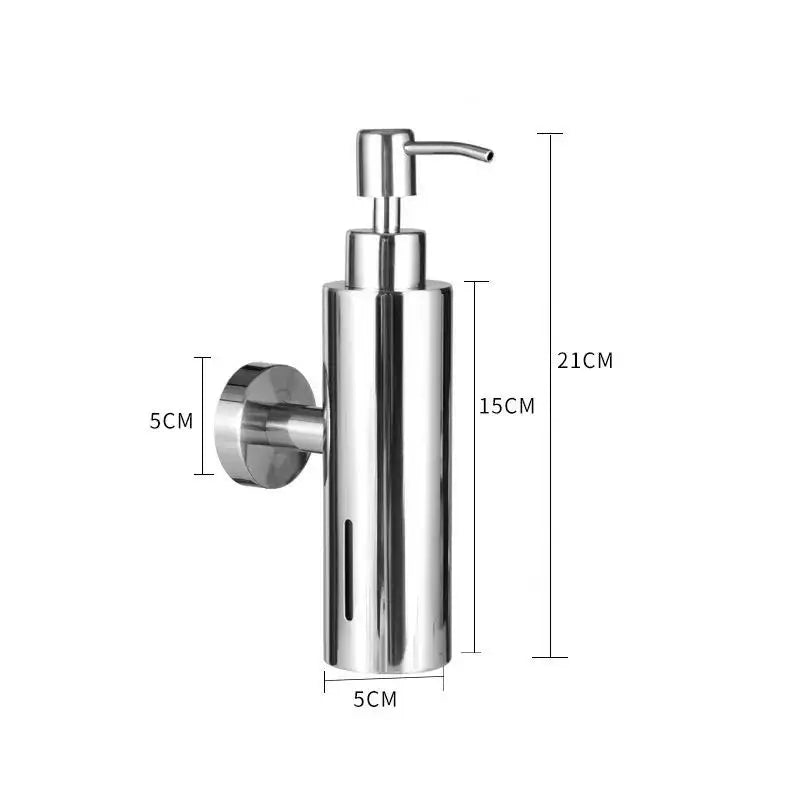 Bình Xà Phòng Inox 250ML Treo Tường Vàng Đen Khách Sạn - Daisan Mart