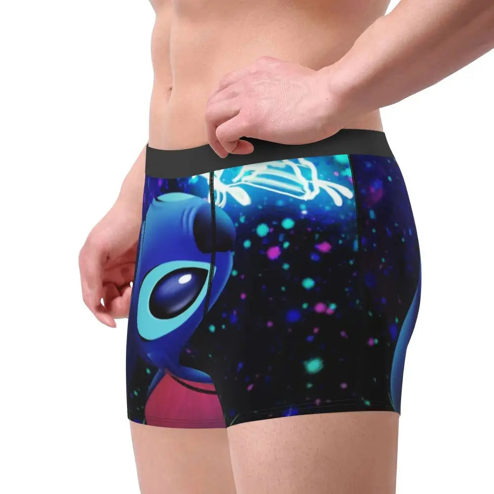 Quần Sịp Nam Lilo Stitch Thoải Mái Phong Cách Anime