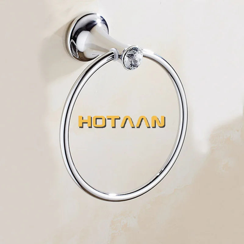 Stainless Steel Chrome Plated Bathroom Hardware Set Towel Rack Toilet Paper Holder Towel Bar Hook Bathroom Accessories Set