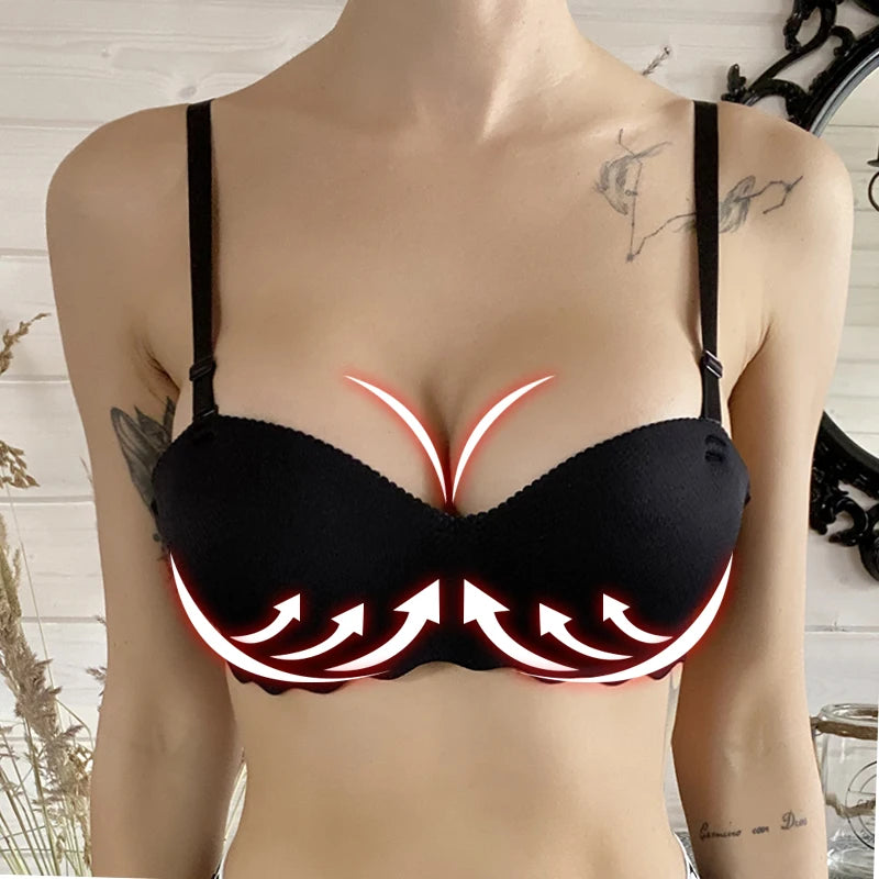 Sexy Underwire Push-Up Bra, Wear Like You Don't Have Anything