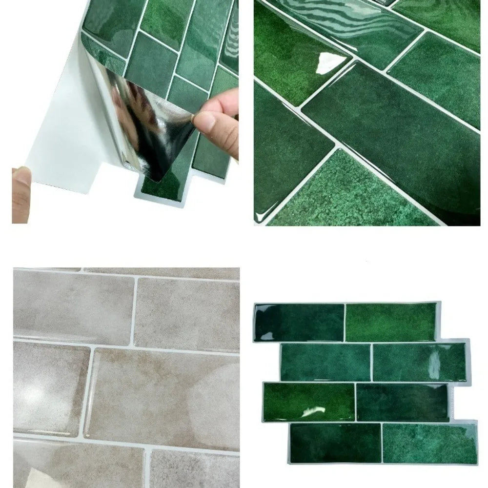 Miếng Dán Tường 3D Chống Nước Trang Trí Nhà Bếp