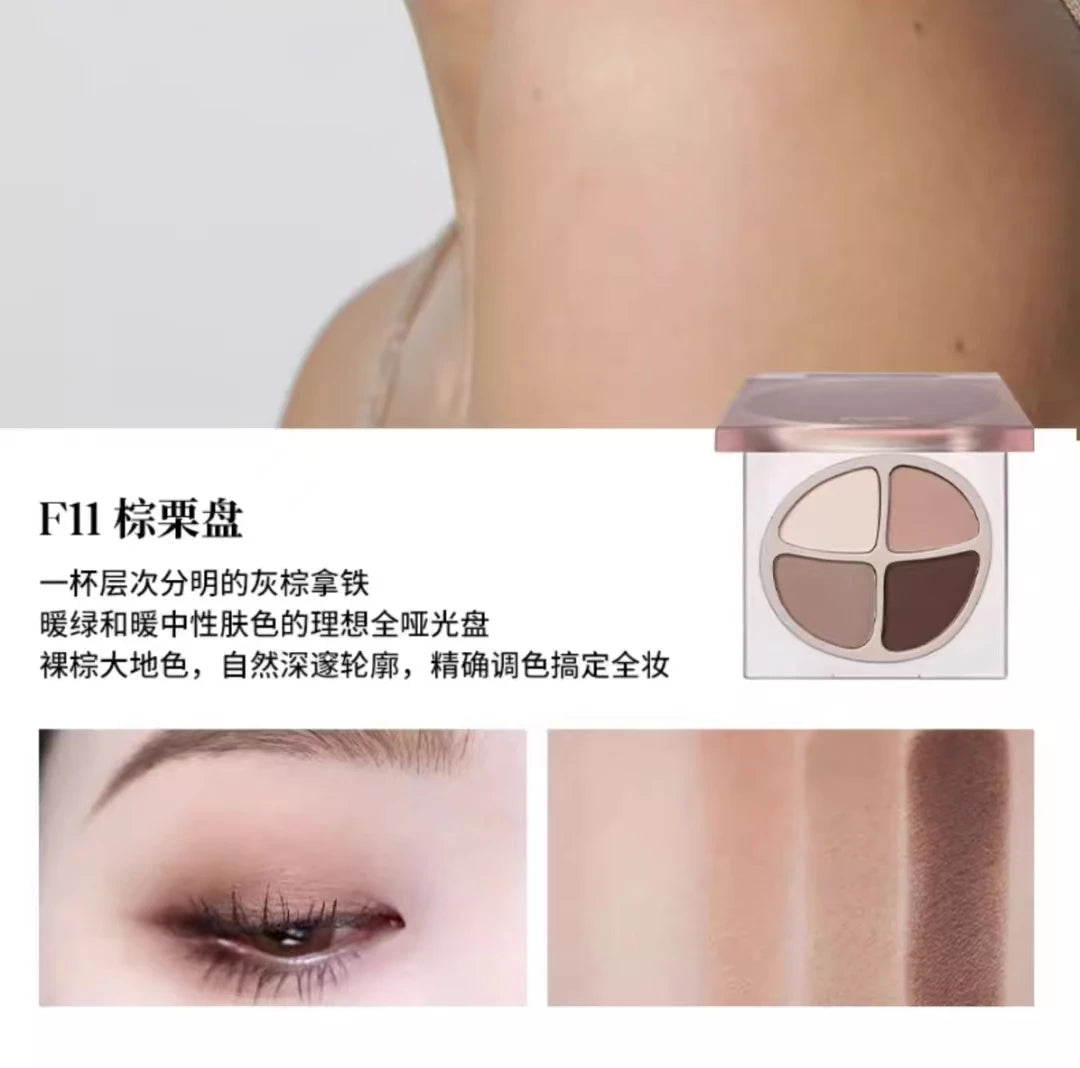 Bảng Phấn Mắt Joocyee 4 Màu Tự Nhiên Lấp Lánh - Daisan Mart