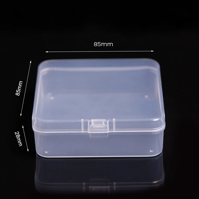 Mini Rectangular Dustproof Plastic Jewelry Box