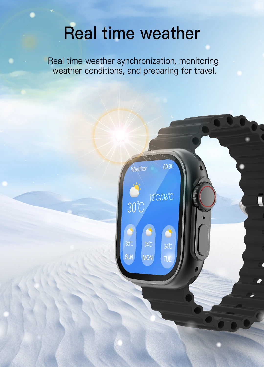 Đồng hồ thông minh 2.01 đo nhịp tim, huyết áp, tập luyện