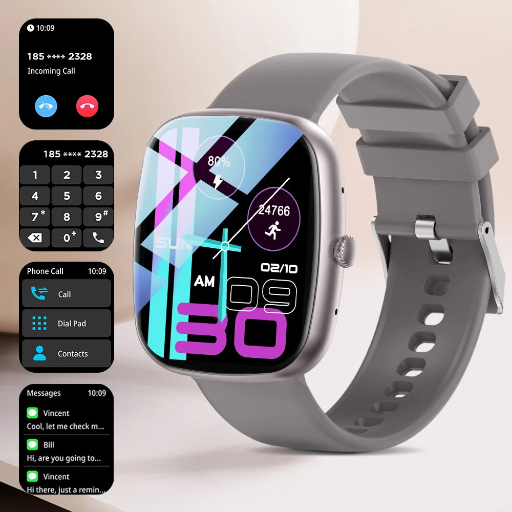 Smartwatch 2024 Màn Hình 1.83 Gọi & Thể Thao Đa Năng