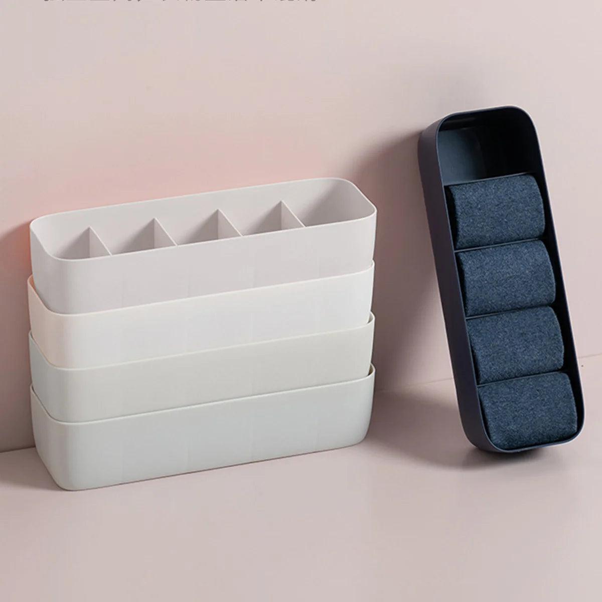 Multi-function Plastic Drawer Socks and Clothes Storage Box