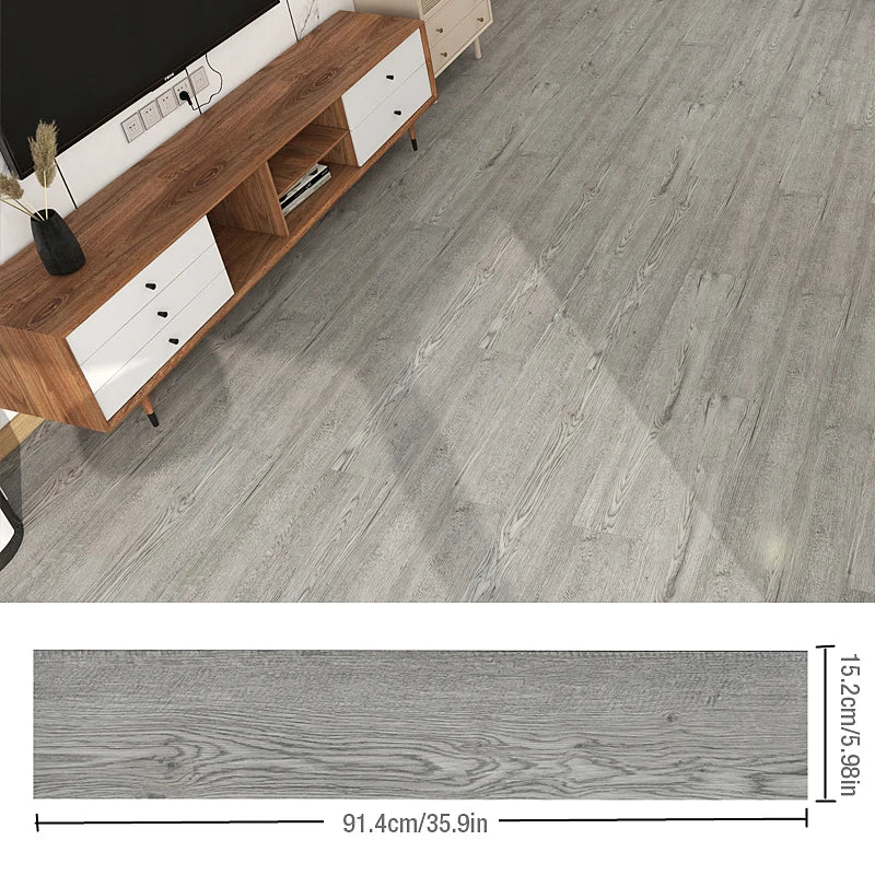91x15cm 3D Self-adhesive floor sticker Thicken Wood Grain Floor Wallpaper 3d Wall Sticker Waterproof room wear-resistant sticker