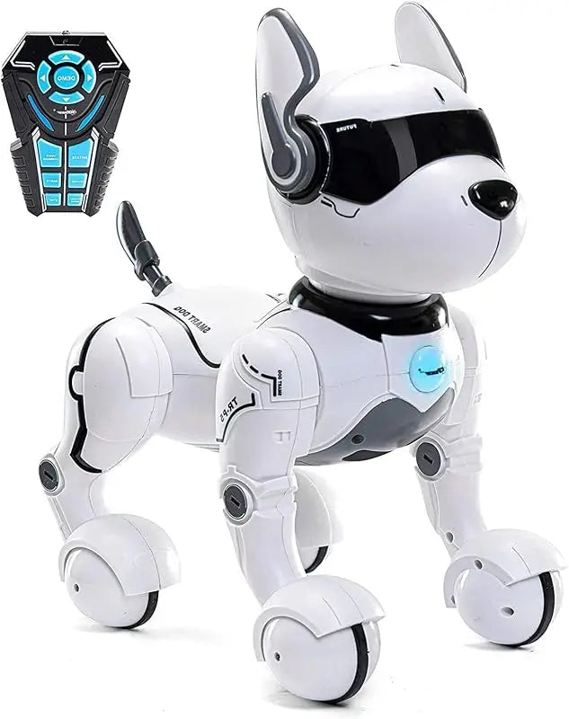 Intelligent Robot Dog- Interactive Smart Programmable Rechargeable with Remote Control, Voice and Touch Features - Daisan Mart