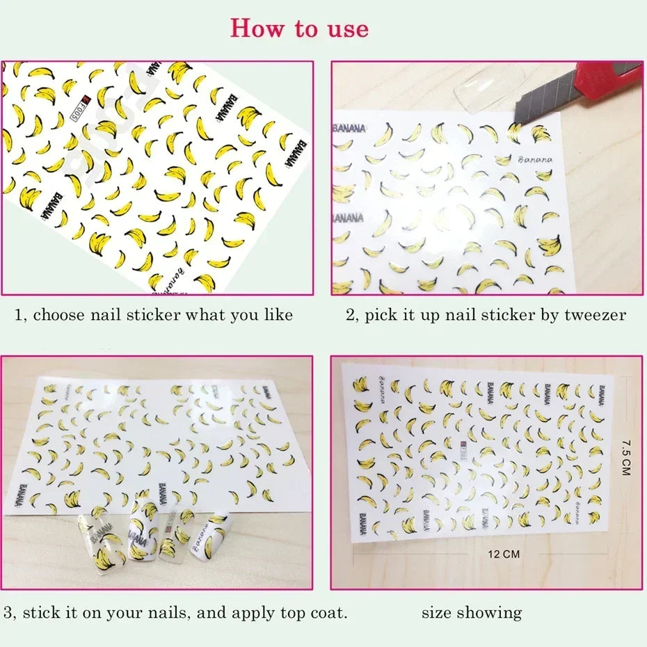 5D Colorful Daisy Flower Nail Art Sticker Lace Heart Spring Hollow Petals Boho Style French Engraved Slider Manicure Decorations - Daisan Mart