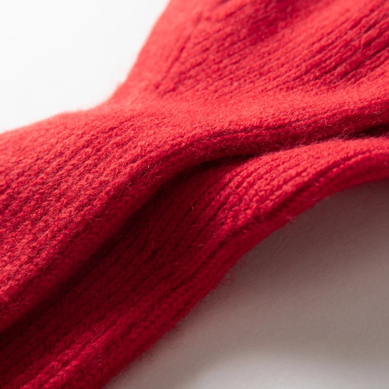 Găng Tay Nữ Len Cashmere Mềm Ấm, Cảm Ứng Mùa Đông - Daisan Mart