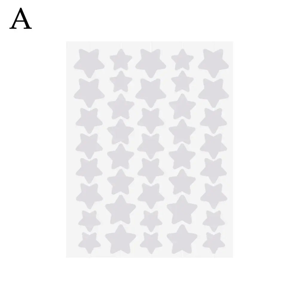 7PS Color Invisible Acne Removal Star Pimple Patch Facial Acne Spot Cover Concealer Invisible Color Patch Spot Scar Care Sticker - Daisan Mart