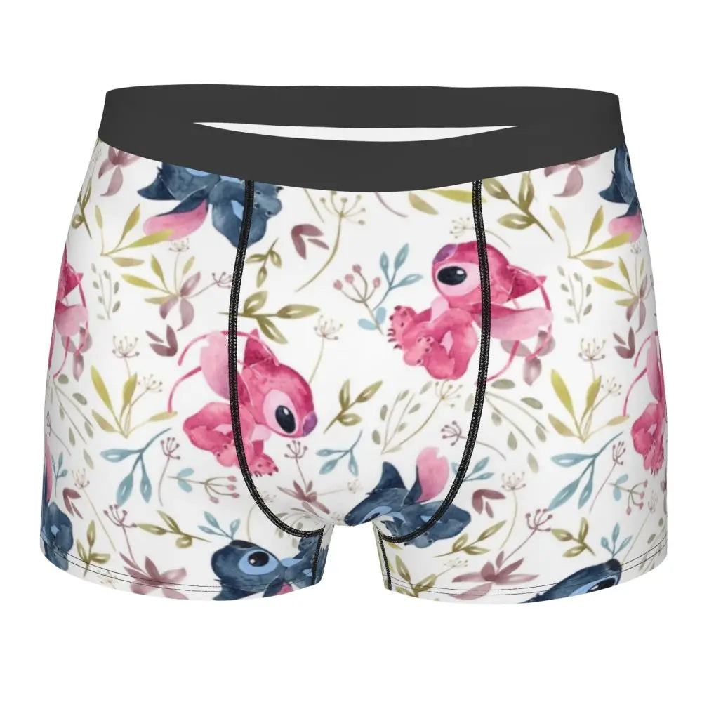 Quần Sịp Nam Lilo Stitch Thoải Mái Phong Cách Anime