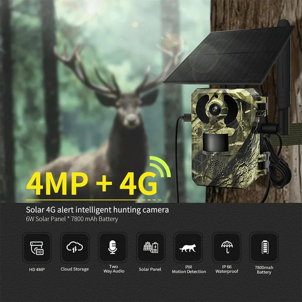 4G European Hunting Camera 4MP Motion Activated